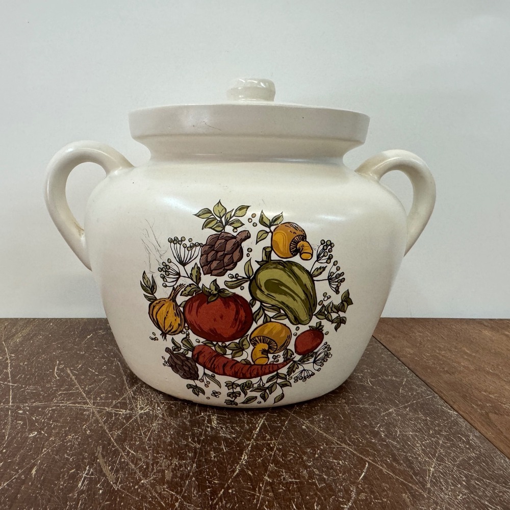 McCoy Bean Pot 342 Spice Delight or‎ Cookie Jar Spices Vegetables